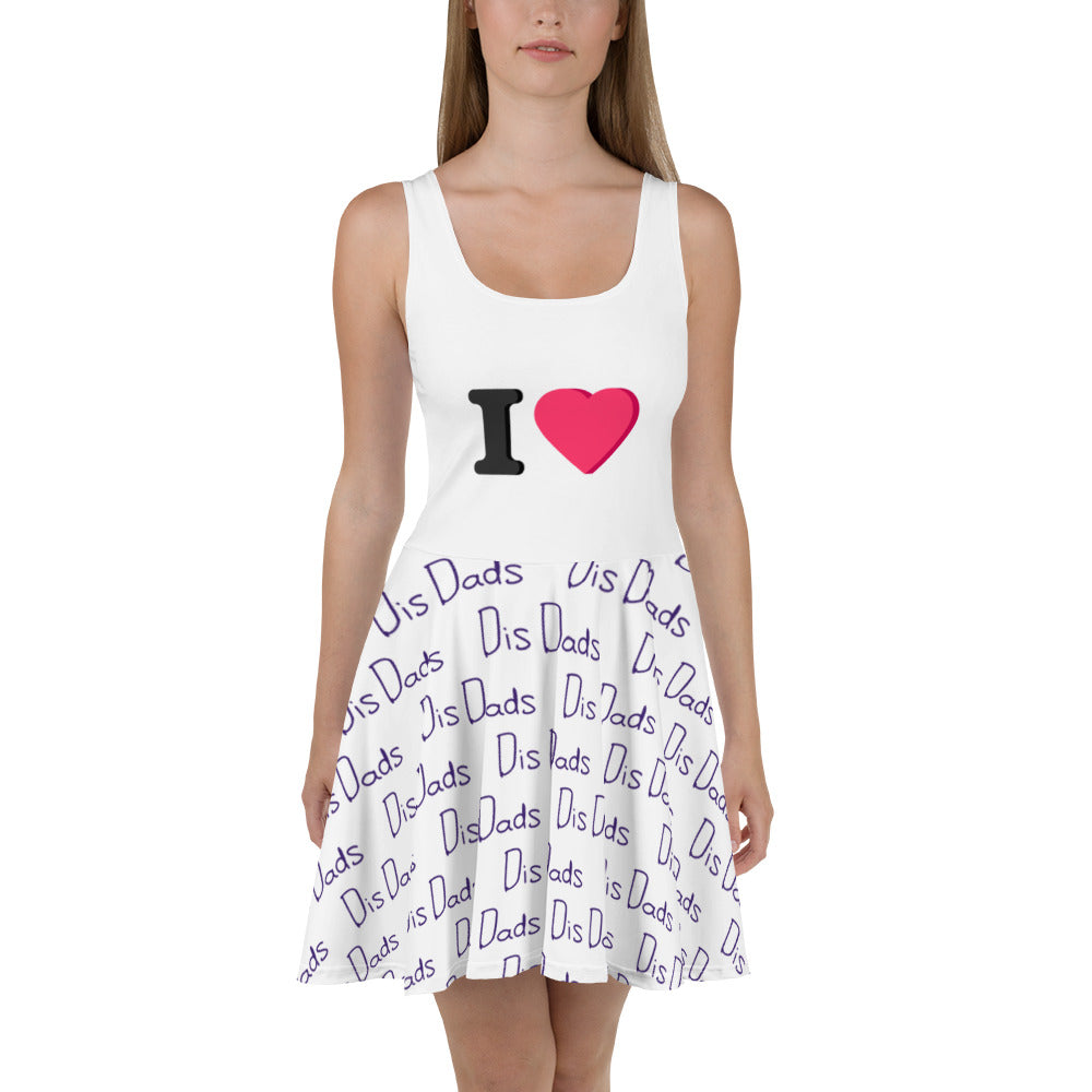 I LOVE Dis Dads Women's Skater Dress | Elegant & Comfortable